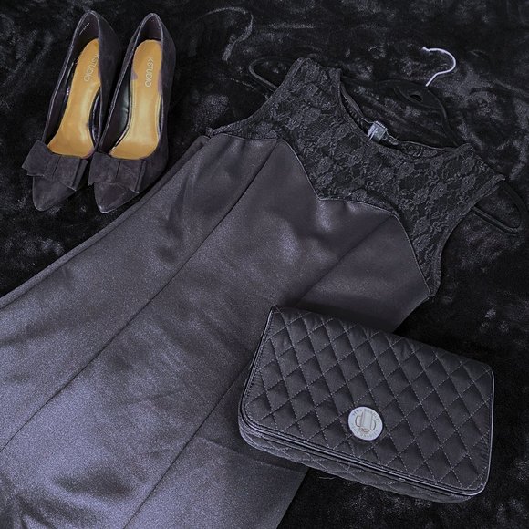 Forever 21 Black Lace Mini Dress - Small - Picture 8 of 8